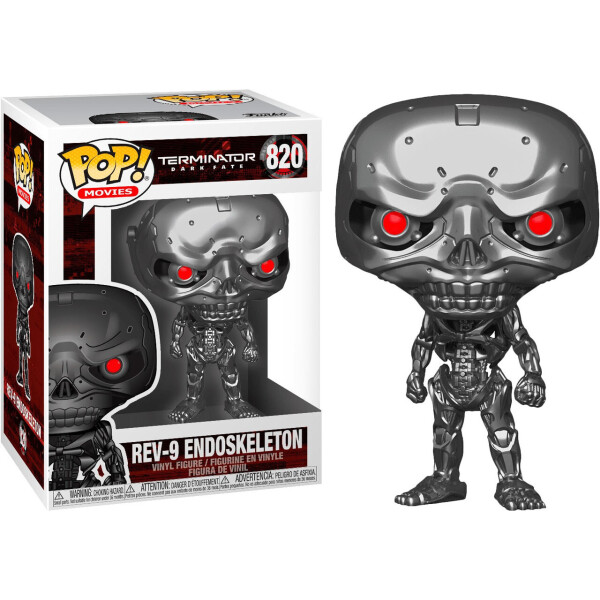 

Фигурка Funko Pop Фанко Поп Терминатор Эндоскелет The Terminator Rev-9 10 см Movies T R 820