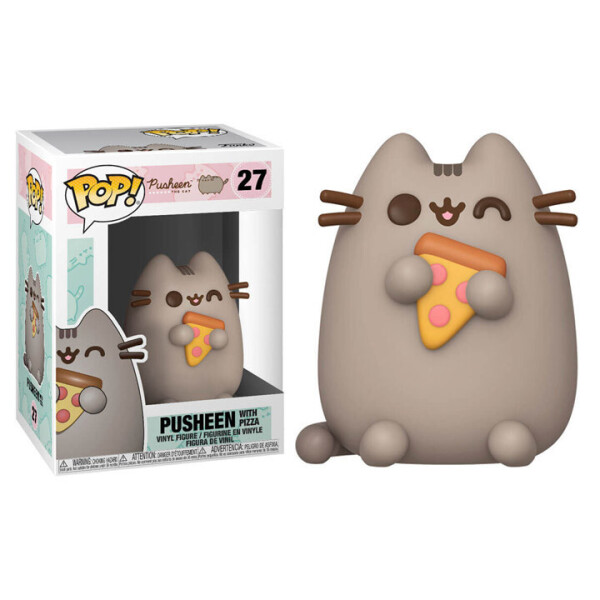 

Фигурка Funko Pop Фанко Поп Пушин Кот Пушин с пиццей Pusheen Cat Pusheen with pizza 10 см Cartoon P PP 27