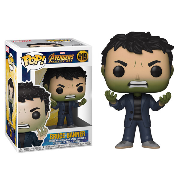 

Фигурка Funko Pop Avengers Infinity War Bruce Banner Мстители Война бесконечности Брюс Бэннер hulk ВВ 419