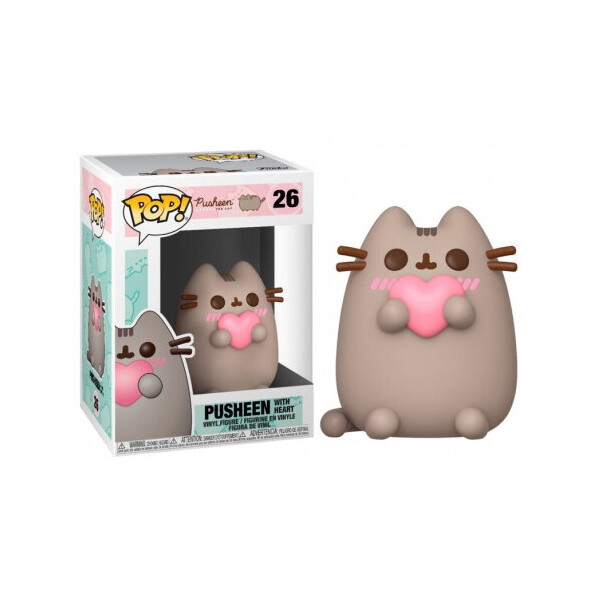 

Фигурка Funko Pop Фанко Поп Пушин Кот Пушин с с сердцем Pusheen Cat Pusheen with Heart 10 см Cartoon P PP 26