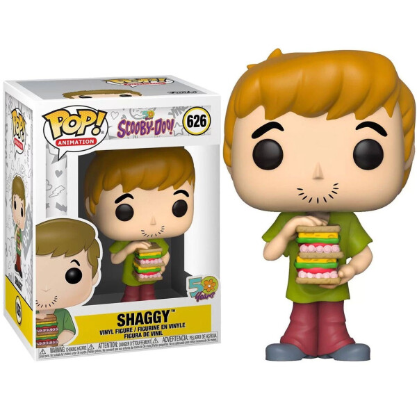 

Фигурка Funko Pop Фанко Поп Скуби Ду Шегги с сэндвичем Scooby Doo Shaggy with Sandwich 10 см Cartoon SD S 626