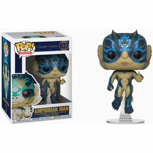 

Фигурка Funko Pop Фанко Поп Форма воды Человек-амфибия Shape of Water Amphibian Man 10 см Movies SW AM 637