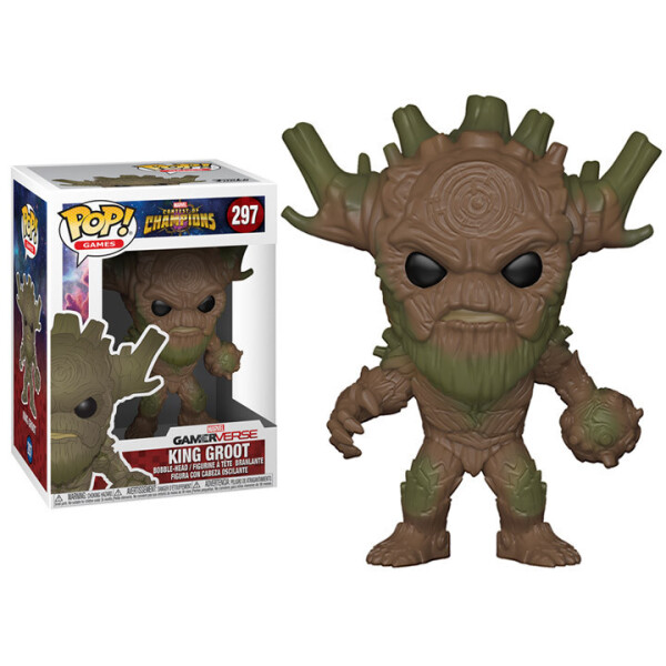 

Фигурка Funko Pop Фанко Поп Битва чемпионов Король Грут Contest of Champions King Groot 10 см CC KG 297