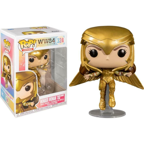 

Фигурка Funko Pop Фанко Поп Чудо-женщина 1984 Wonder Woman 1984 Wonder Woman Gold Flying 10 см WW 84 324