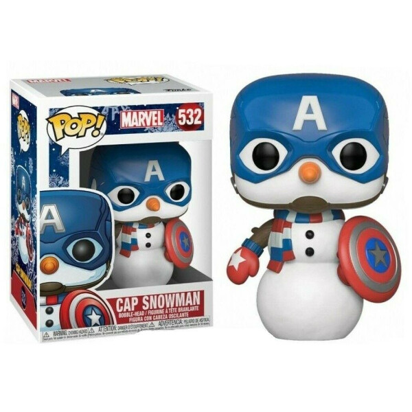 

Фигурка Funko Pop Фанко Поп Праздничный Марвел Капитан Америка Marvel Holiday Capt America Movies PM CA 532