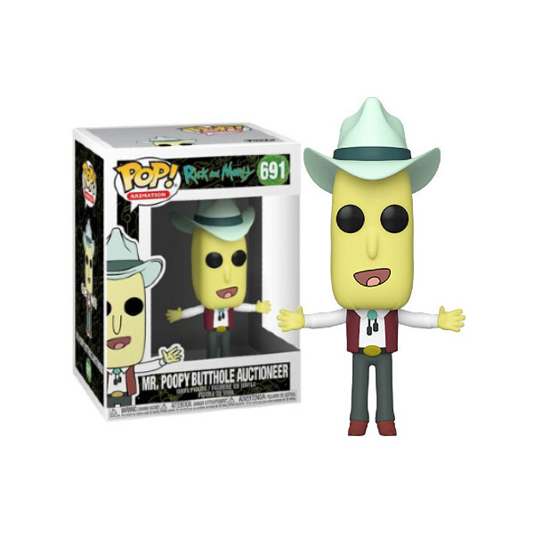 

Фигурка Funko Pop Фанко Поп Мистер Поопибаттхоле аукционист Рик и Морти RM PB 691