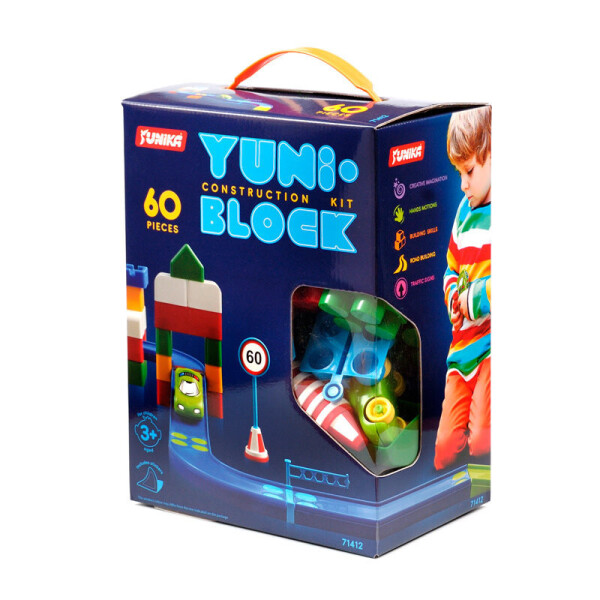 

Конструктор детский YUNI-BLOK 60 71412
