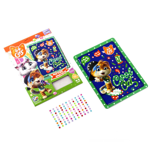 

Набор для творчества Cool Cat «Магические кристаллы. 44 Котёнка» (укр) VT4411-03
