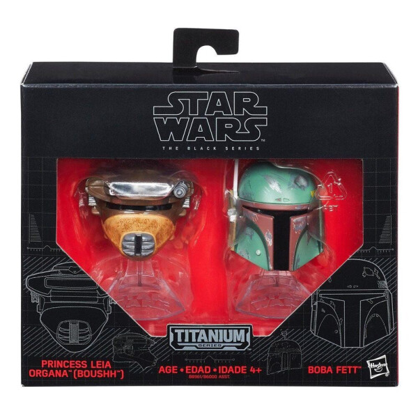

Мини-шлемы Боба Фетт и принцесса Лея Звездные войны - Star Wars, Black Series, Hasbro