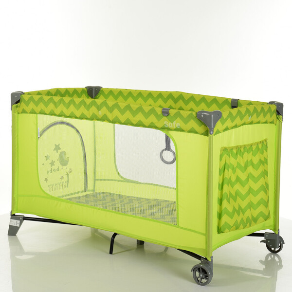 

Детский прямоугольный манеж с аксессуарами от El Camino, Safe Green Zigzag, размер 21,5-20,5-77 см арт. 1016