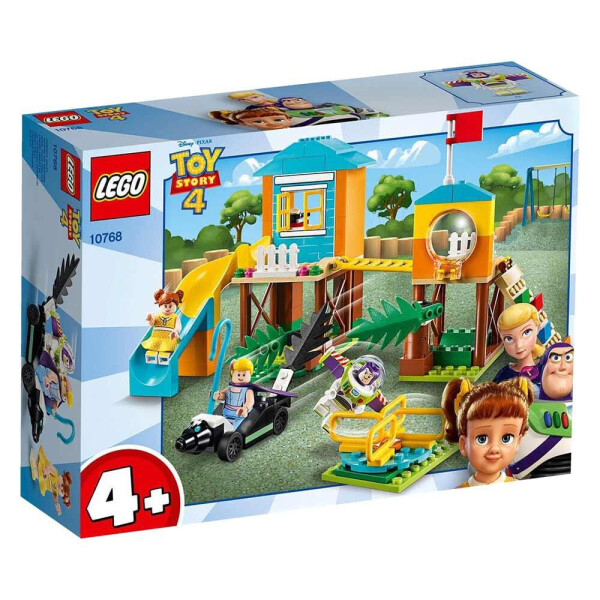 

Блочный конструктор LEGO Juniors Toy Story 4 Приключения Базза и Бо Пип на детской площадке (10768)