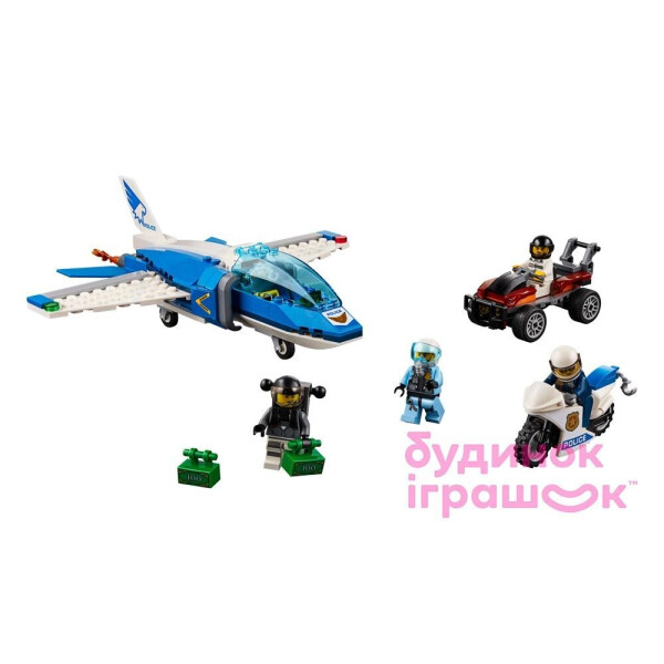 

Блочный конструктор LEGO City Воздушная полиция Арест с парашютом (60208)