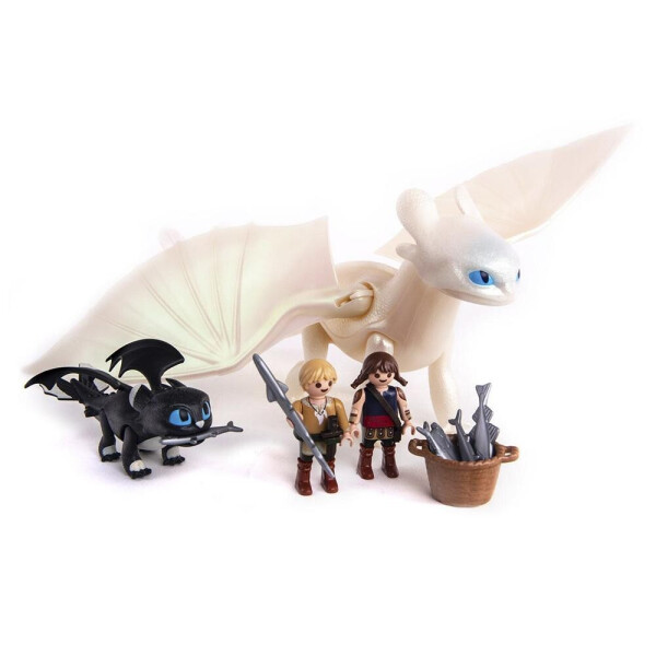 

Блочный конструктор Playmobil Light Fury with Baby Dragon and Children (70038)