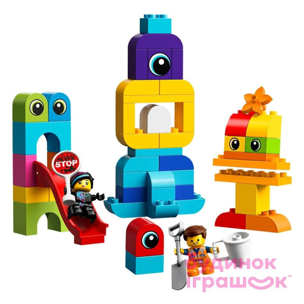 

Блочный конструктор LEGO DUPLO Гости Эммета и Люси с планеты DUPLO (10895)