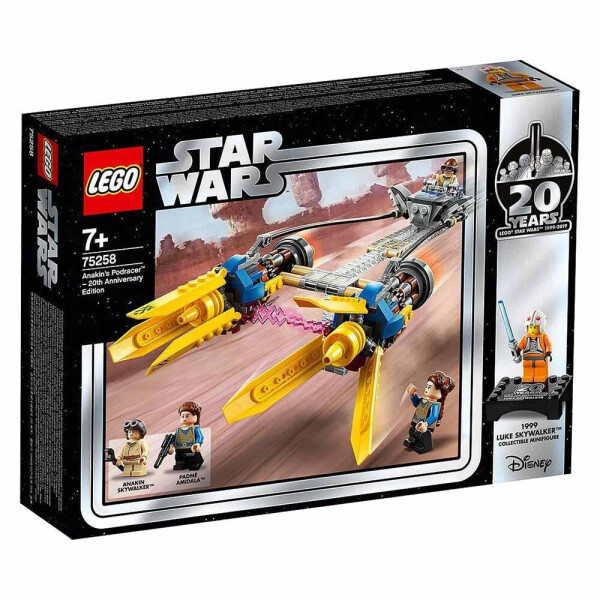 

Блочный конструктор LEGO Star Wars Гоночный под Энакина: выпуск к 20-летнему юбилею (75258)