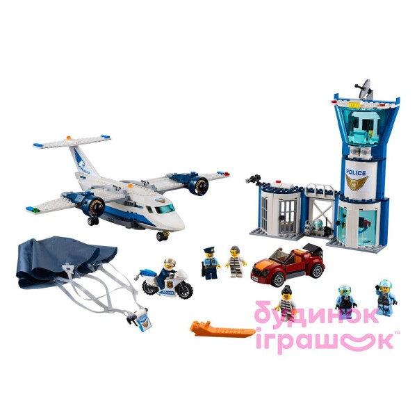 

Блочный конструктор LEGO City Воздушная полиция Воздушная база (60210)
