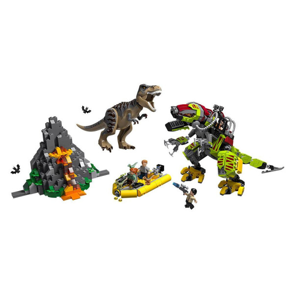 

Блочный конструктор LEGO Jurassic World Бой тиранозавра против робота-динозавра (75938)