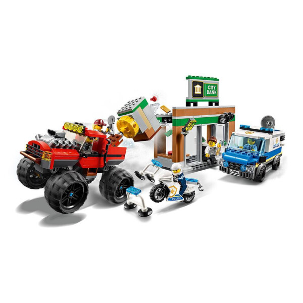 

Блочный конструктор LEGO City Ограбление с полицейским монстр-траком (60245)
