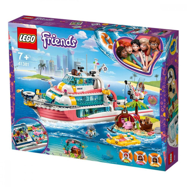 

Блочный конструктор LEGO Friends Спасательный катер (41381)