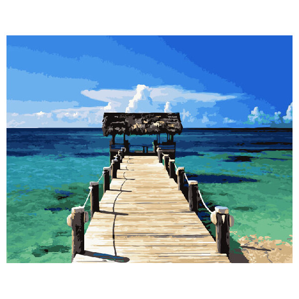 

Картина по номерам. Brushme Карибы GX21744