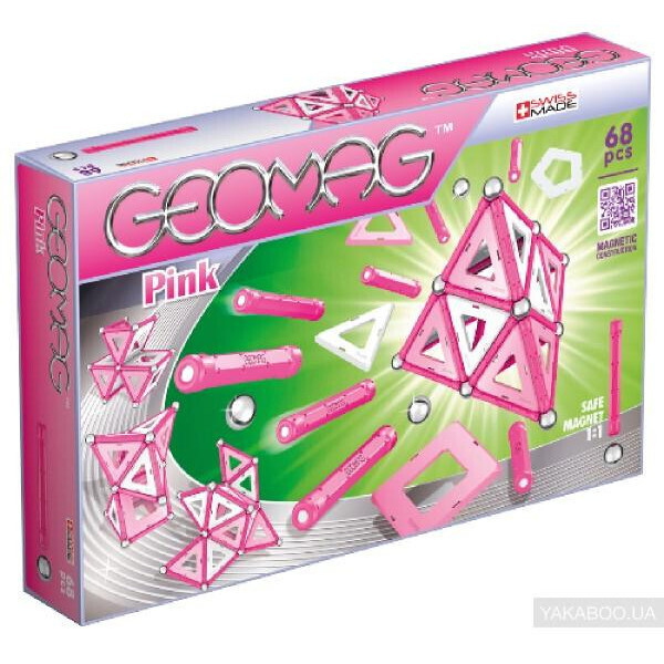 

Магнитный конструктор Geomag Panels Pink (PF.524.342.00)