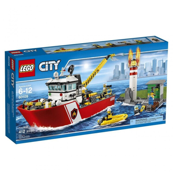 

Классический конструктор LEGO City Fire Пожарный катер (60109)