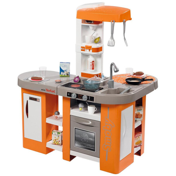 

Детская кухня Smoby Tefal French Touch Bubble XXL со эффектом кипения Оранжевая (311026)
