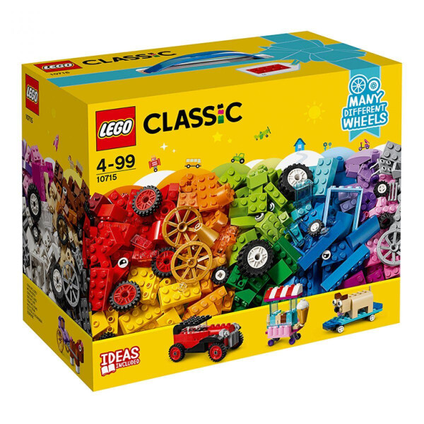 

Блочный конструктор LEGO Classic Кубики и колеса (10715)