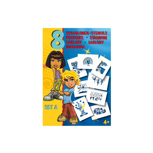 

Трафареты MALINOS микс 8 шт (набор A) (MA-300995)