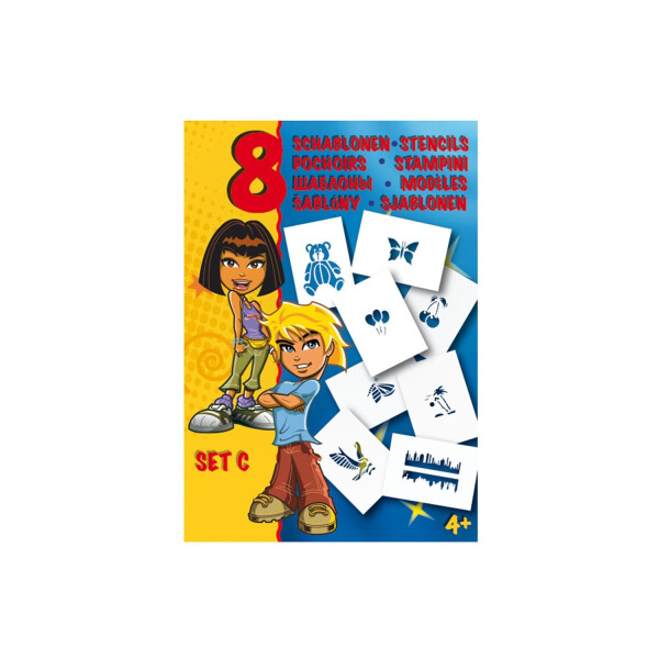 

Трафареты MALINOS микс 8 шт (набор C) (MA-300997)