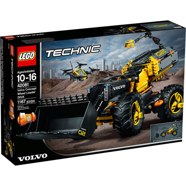 

Авто-конструктор LEGO Technic VOLVO колёсный погрузчик ZEUX (42081)