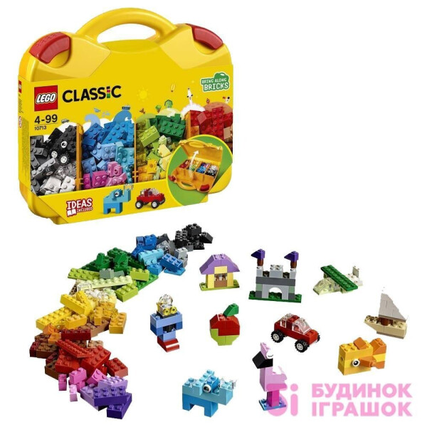 Блочный конструктор LEGO Classic Чемоданчик для творчества и конструирования (10713)