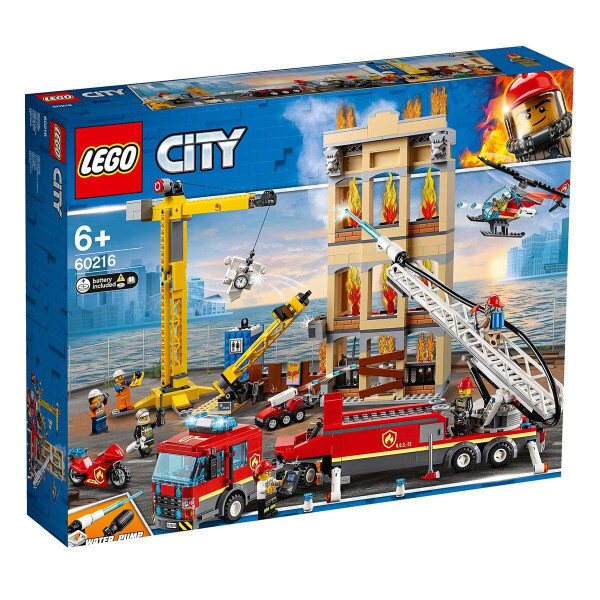 

Блочный конструктор LEGO City Городская пожарная бригада (60216)