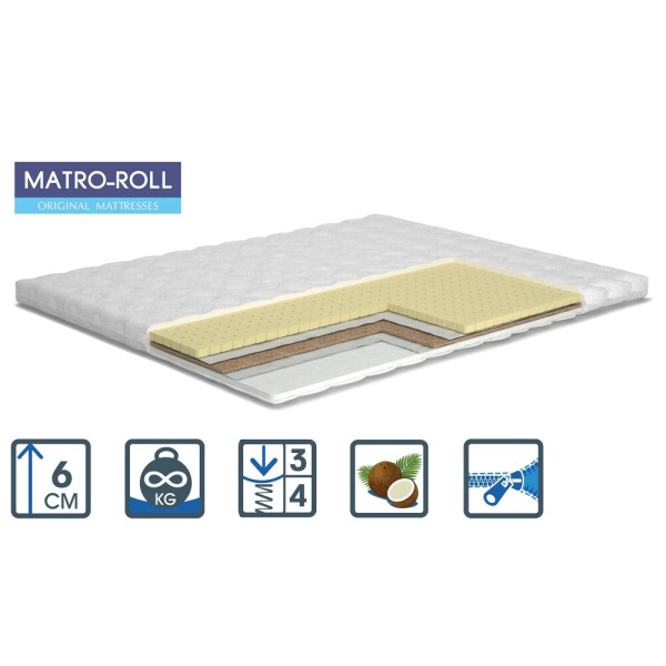 

Матрас Matroluxe Double Comfort Matro-Roll-Topper / Дабл Комфорт
