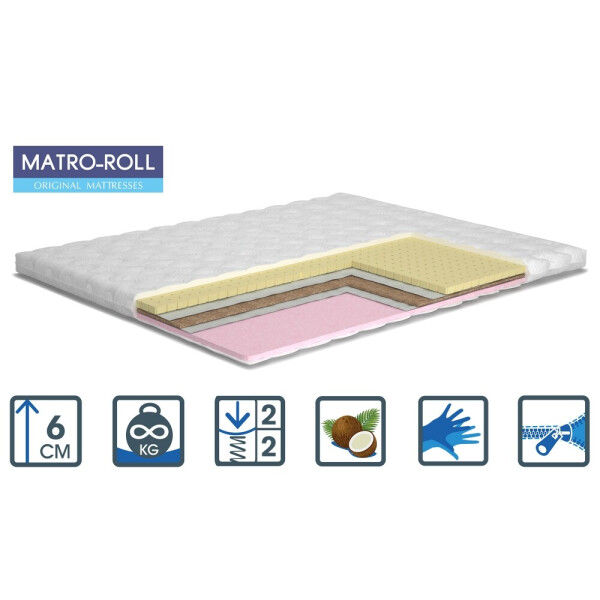 

Матрас Matroluxe Memotex Kokos Matro-Roll-Topper / Мемотекс Кокос