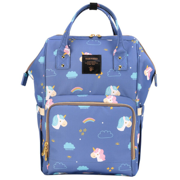 

Рюкзак-сумка для мам Sunveno Original Unicorn blue