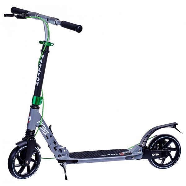 

Быстрый городской самокат Maraton Phoenix с дисковым тормозом и амортизаторами (Серый)