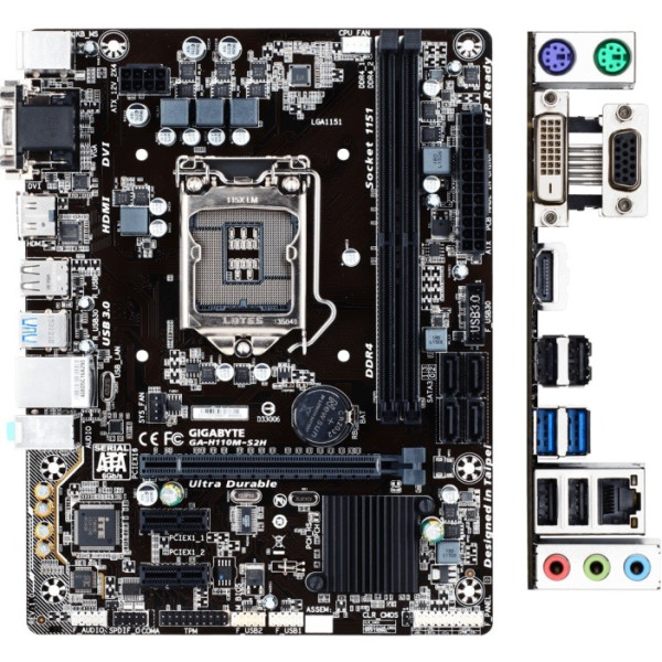 

Материнская плата GIGABYTE GA-H110M-S2H