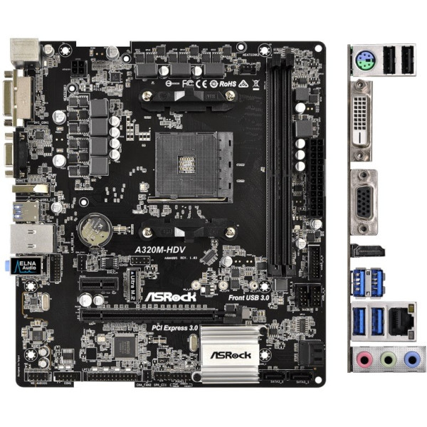 

Материнская плата ASROCK A320M-HDV (A320M-HDV)