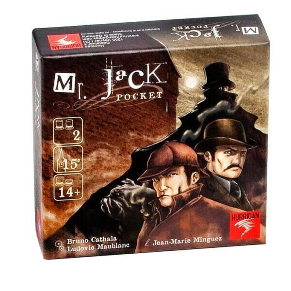 

Настольная игра Hurrican Мистер Джек (компактная версия, Mr. Jack Pocket) (OTH0059)
