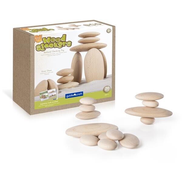 

Guidecraft Natural Play Деревянный булыжник (G6771)