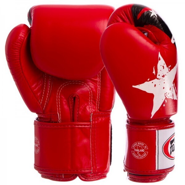 

Перчатки Fairtex BGV1N NATION PRINT Красный-черный 10oz