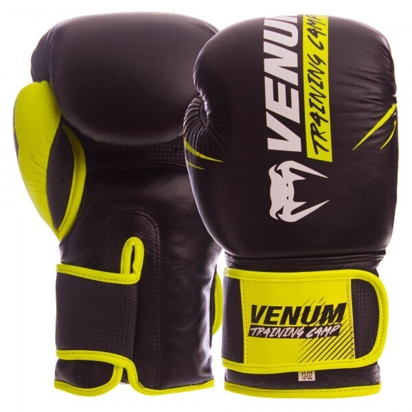 

Перчатки Venum NEO VN-006 Черный-салатовый 12oz
