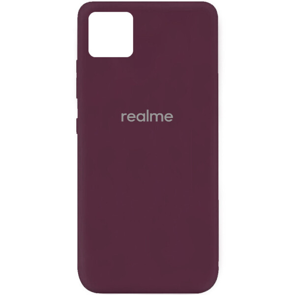 

Чехол Silicone Cover My Color Full Protective (A) для Realme C11 (Бордовый / Maroon) (927843)