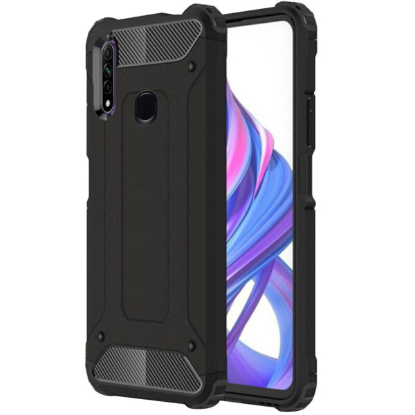 

Бронированный противоударный TPU+PC чехол Immortal для Oppo A31 (Черный) (928016)