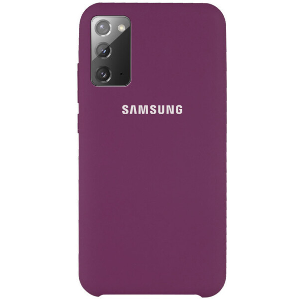 

Чехол Silicone Cover (AAA) для Samsung Galaxy Note 20 (Фиолетовый / Grape) (927820)