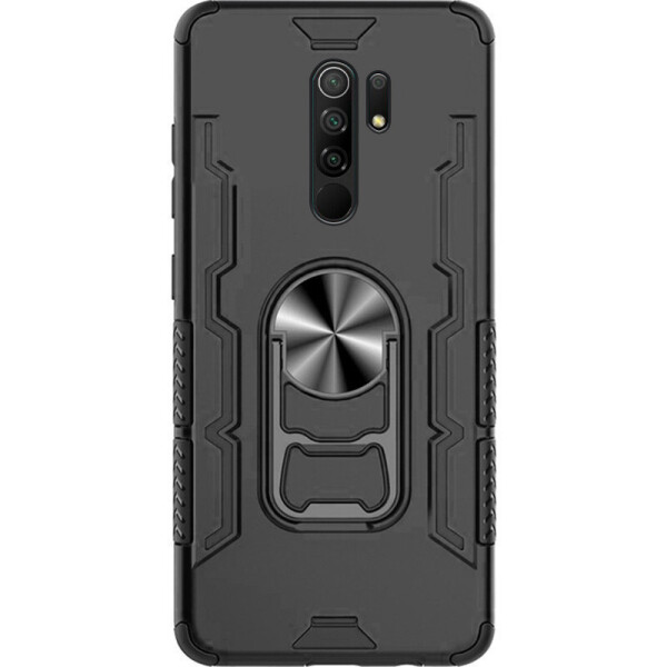 

Ударопрочный чехол Beer Ring for Magnet для Xiaomi Redmi 9 (Черный) (930032)