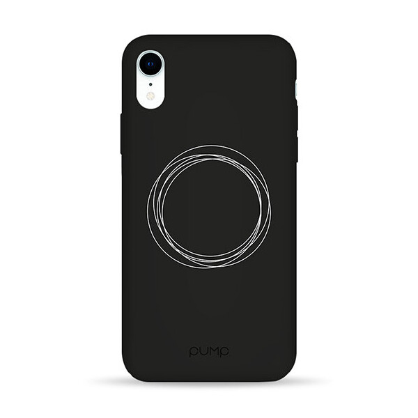 

Чехол Pump Silicone Minimalistic для Apple iPhone XR (6.1") (Circles on Dark) (908168)