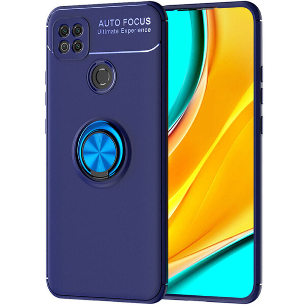 

TPU чехол Deen ColorRing под магнитный держатель (opp) для Xiaomi Redmi 9C (Синий / Синий) (929981)