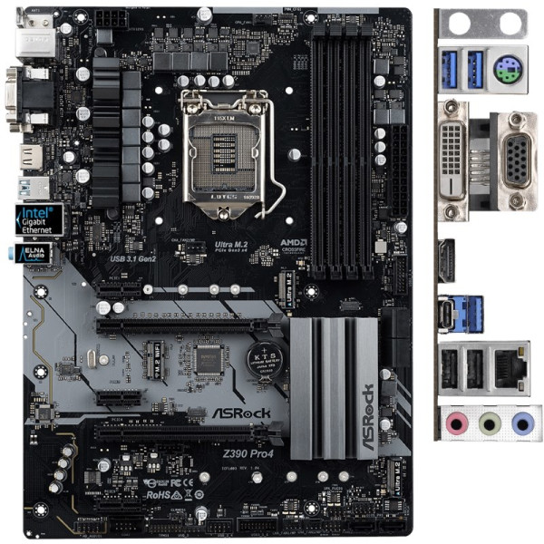 

Материнская плата ASRock Z390 Pro4 (Z390 Pro4)